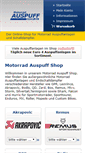 Mobile Screenshot of motorrad-auspuff-shop.de
